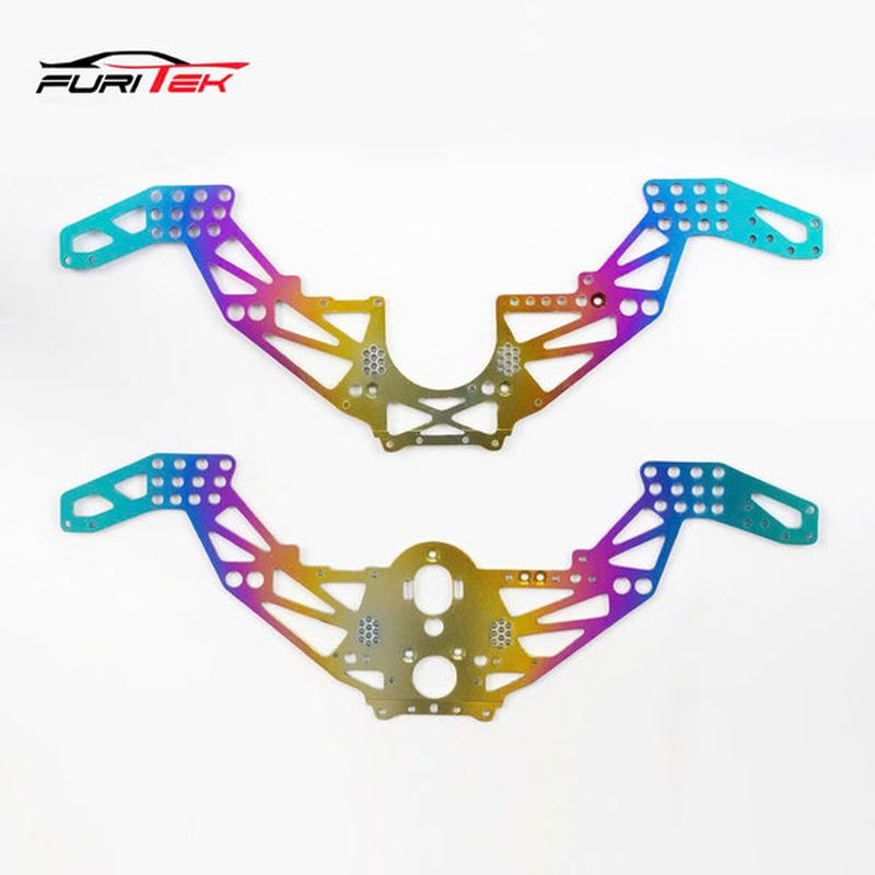 FURITEK Rahmenkit Titan Regenbogen für Losi 1/18 LMT FUR-2587
