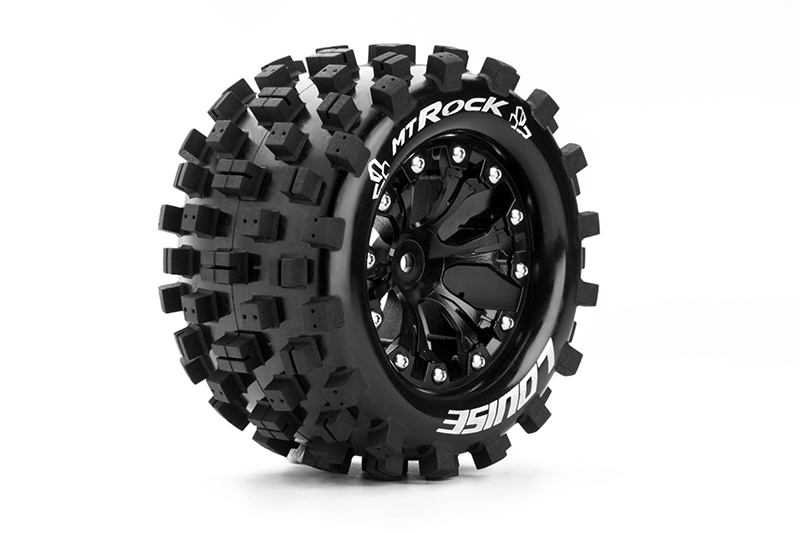 Louise MT-ROCK soft Felge schwarz 1/2 Offset (2) Truck 2,8 L-T3275SBH - Abbildung 1