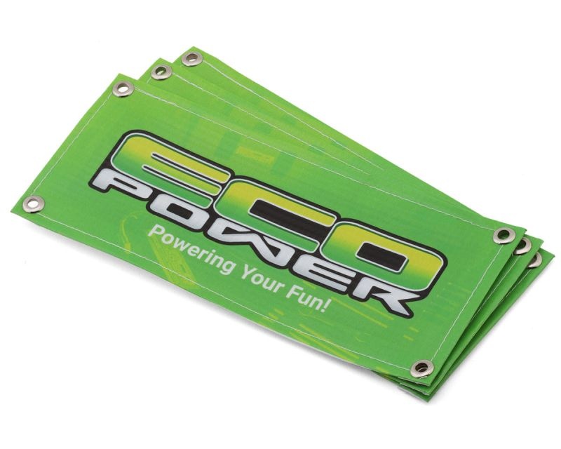 EcoPower 200mm x 84mm 1/10 Scale Banner (3) ECP-2080