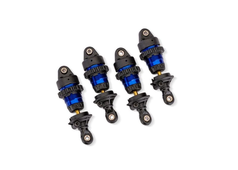 Traxxas Mini GTR Alu-Dämpfer blau kurz (4) Mini-Slash 4x4 10865-BLUE