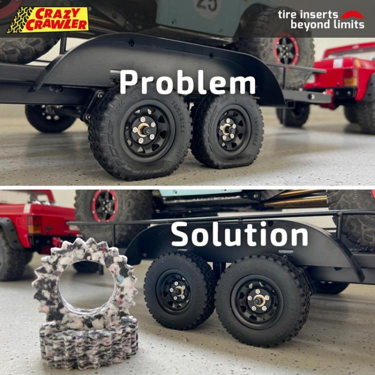 Crazy Crawler LaserFoam 1.55 R72x22 Xtreme plus (2) CYC137