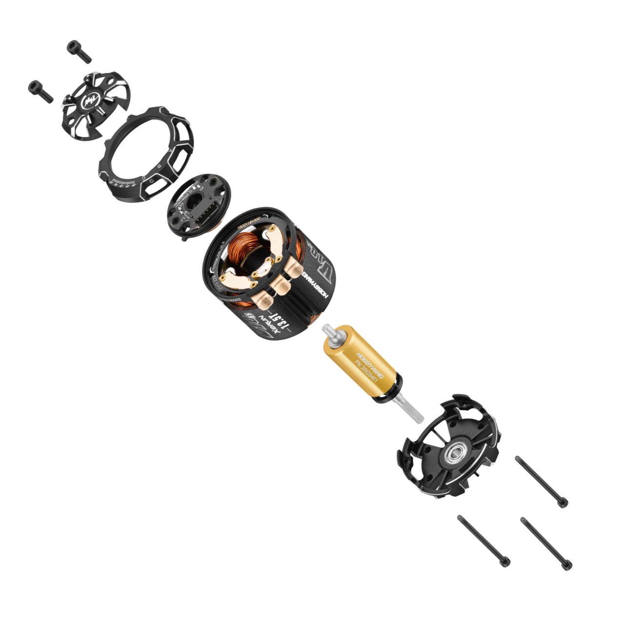 Hobbywing Xerun V10 Brushless Motor G5 13.5T Sensored für 1:10 30401762