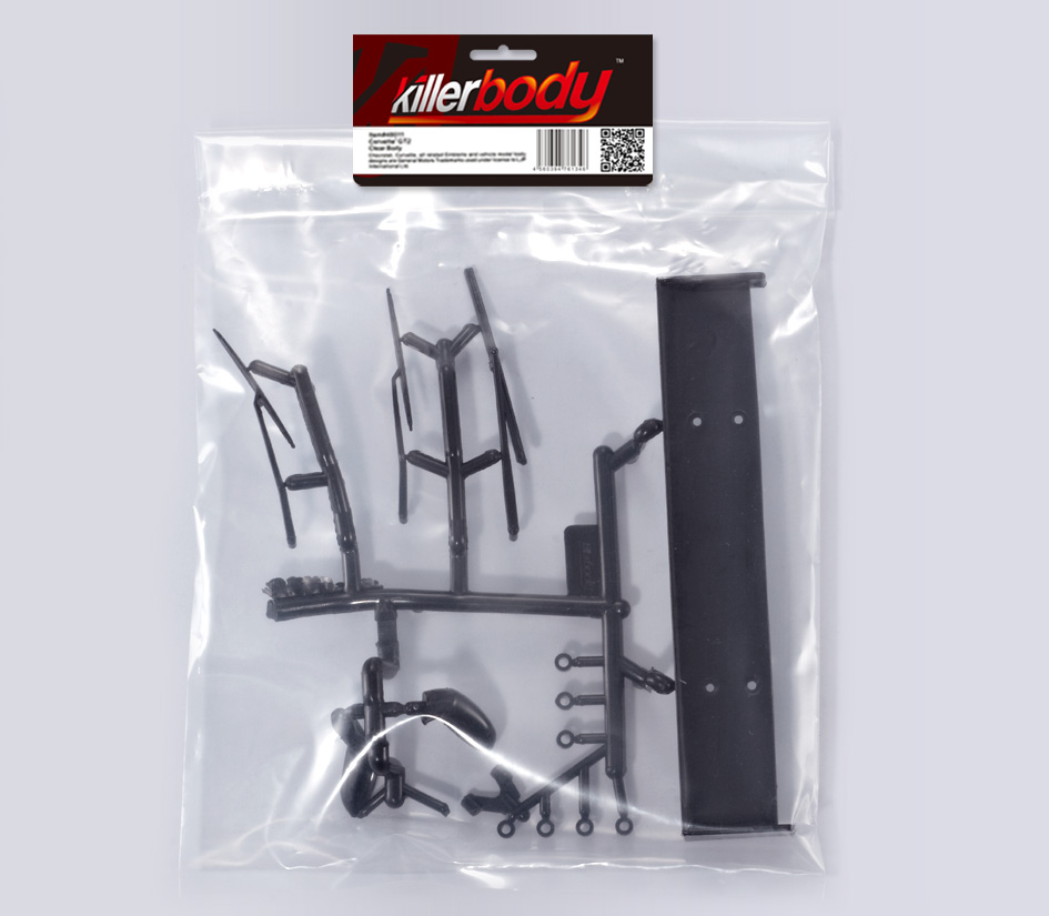 KB48022 Anbauteile Spoiler Seitenspiegel, Wischer Corvette GT2