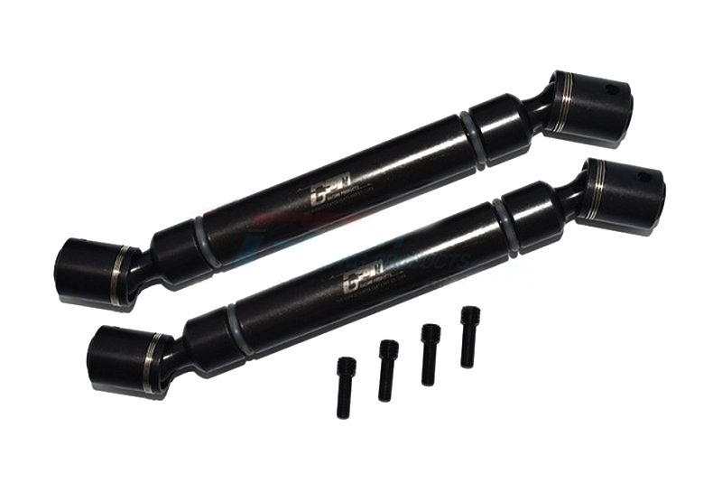 GPM Carbon Stahl CVD Antriebswellenn v/h GPM AXIAL SCX6 JEEP JLU WRANGLER SCX6037SBK