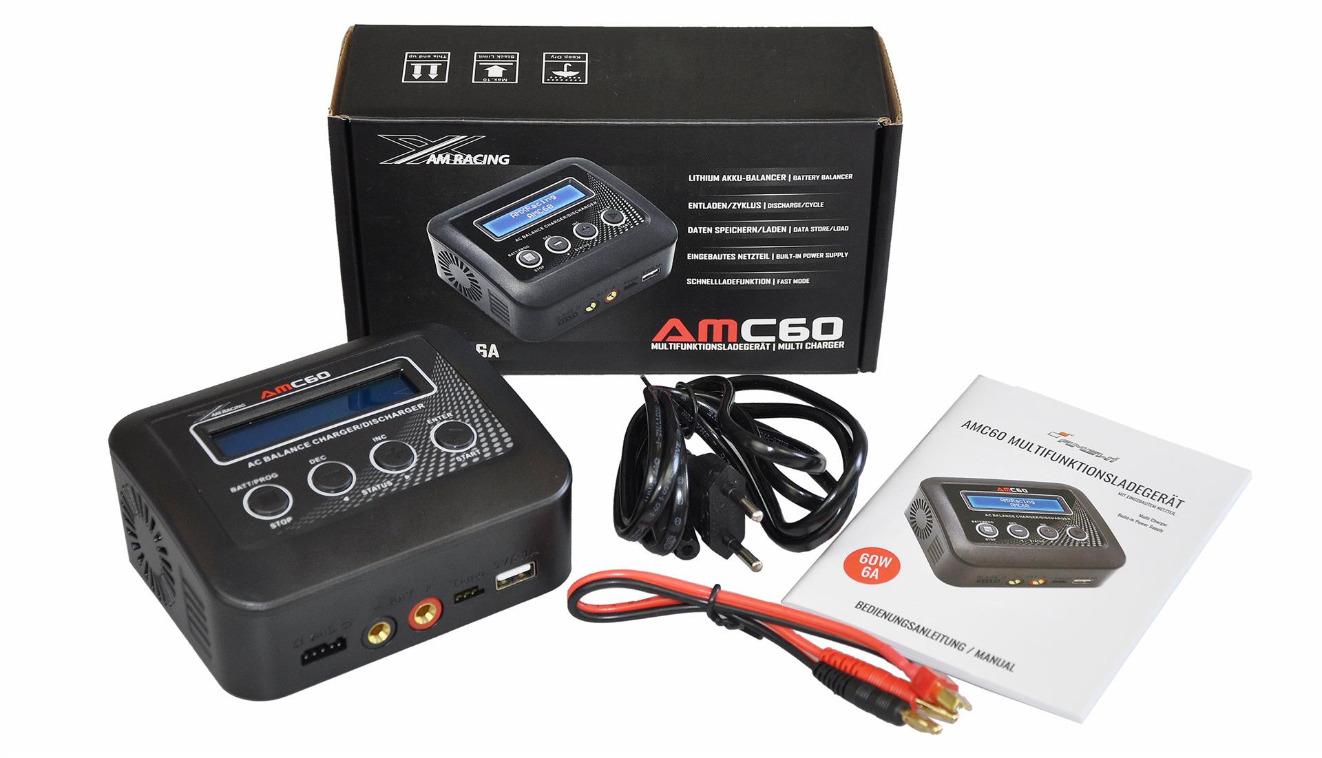 Amewi AMXRacing AMC60 Multifunktionsladegerät 28402