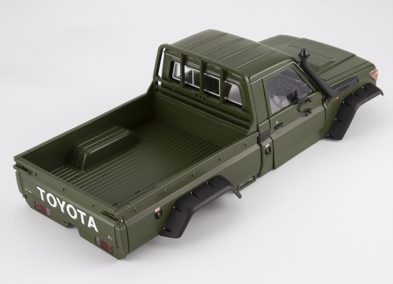Killerbody Toyota Land Cruiser 70 Bausatz Military Grün lackiert für TR KB48733