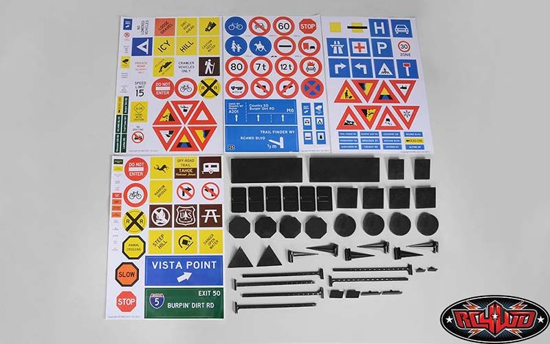 RC4WD Scale Signs Set Z-X0035