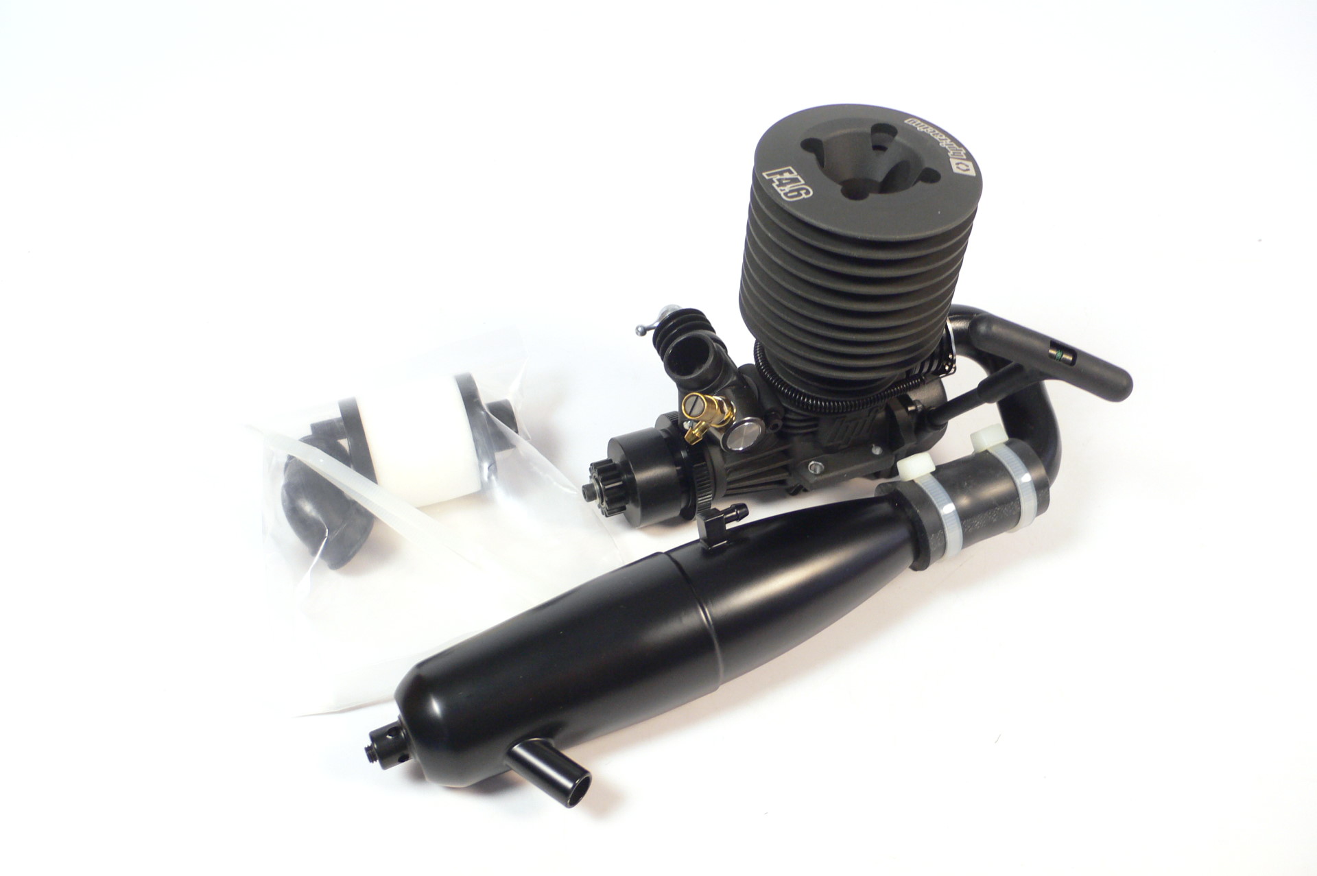 HPI Nitro Star F4.6 V2 Motor 1/8 Verbrenner 4,6ccm m. Reso, Vergaser & Kupplung - Abbildung 3