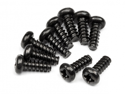 HPI Flachkopfschneidschraube M3X8mm (10St) 103279