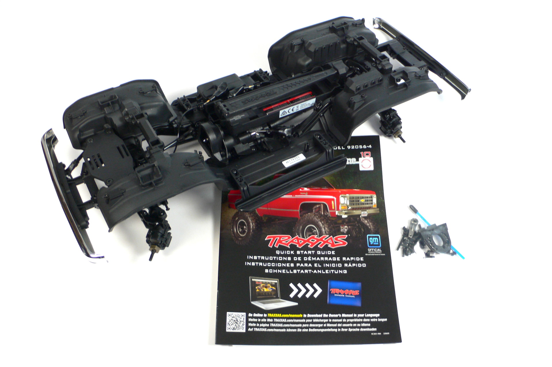 Traxxas TRX-4 Chevy High Trail Chassis Roller komplett 1/10 Ersatzteilspender - Abbildung 3