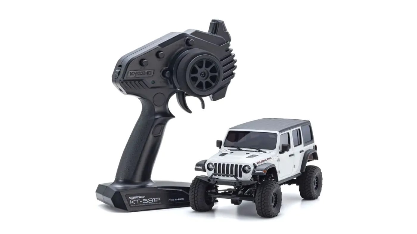 Kyosho MINI-Z 4x4 Jeep? Wrangler Unlimited Rubicon Bright White (KT531P) 32536W - Abbildung 3