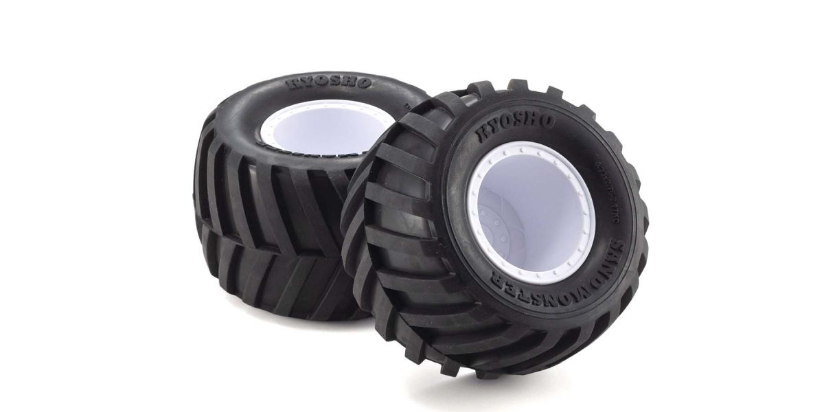 Kyosho Verklebte Reifen EP MadVan VE (2) High Grip EZTH001WS