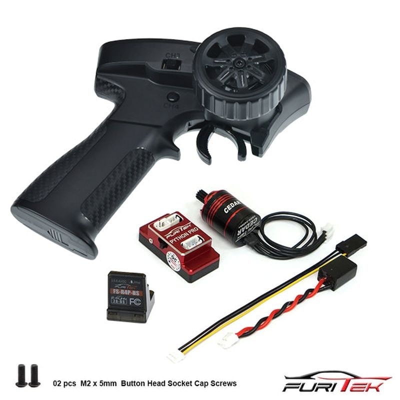 FURITEK TORPEDO mit TX/RX Combo BL-System Set für TRX-4M FUR-2501