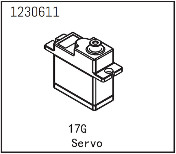 Absima 17g Mini Servo 1230611