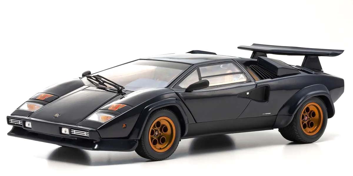 Kyosho 1:18 Lamborghini Countach LP500S Walter Wolf 1982 Dark Blue 08320D - Abbildung 1