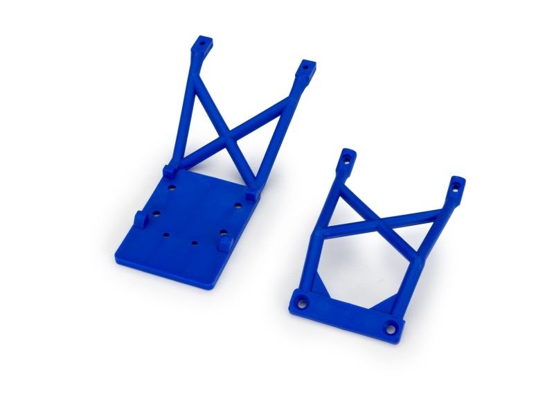Traxxas Skid-Platten v/h blau Stampede, Bigfoot 3623-BLUE
