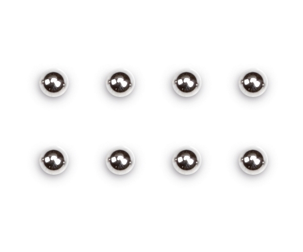 Tamiya 51347 F104 Kugeln/Druckplatten-Satz 3mm (8)Kd. 300051347