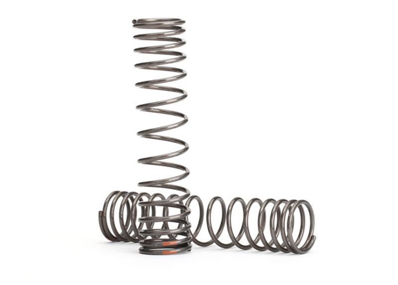 Dämpferfeder 139mm natural GTR progressive stripe grün 8442