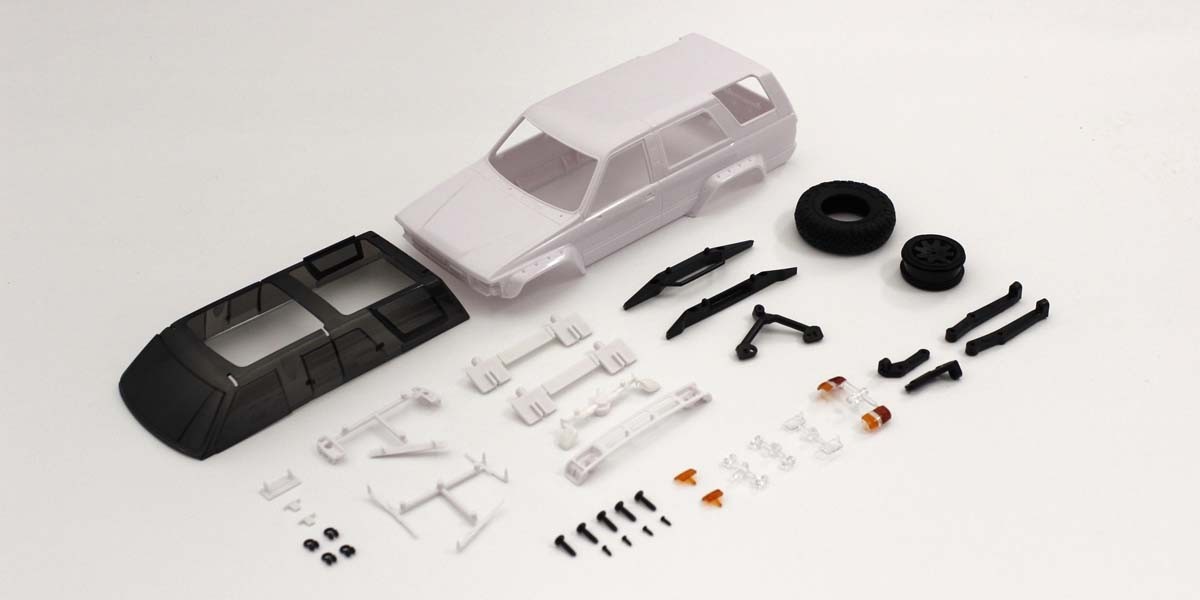Kyosho Karossserie Toyota 4Runner Mini-Z 4X4 MX01 (Ohne Lackierung) MXN02 - Abbildung 1
