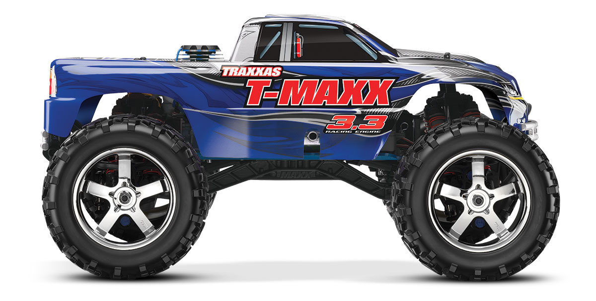 Traxxas T-Maxx RTR 3.3R 2.4GHz Blau + TSM 49077-3 - Abbildung 2