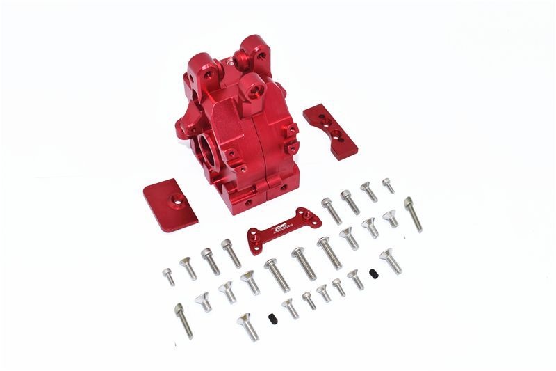 GPM ALUMINUM REAR GEAR BOX -32PC SET red MAKX013R MAKX013R