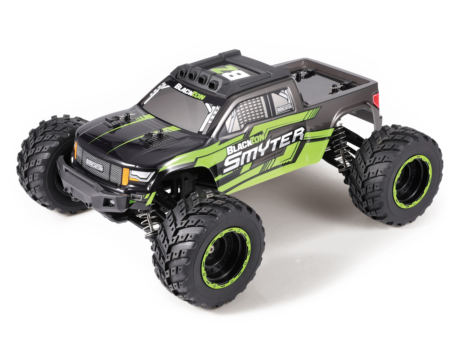 BLACKZON Smyter MT 1/12 4WD Elektro Monster Truck Grün 540110 - Abbildung 4