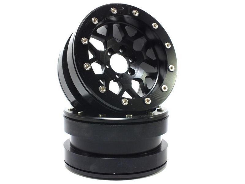 Metsafil Beadlock Wheels PT-MESH black/black 2.2 (2) ohne Radnabe