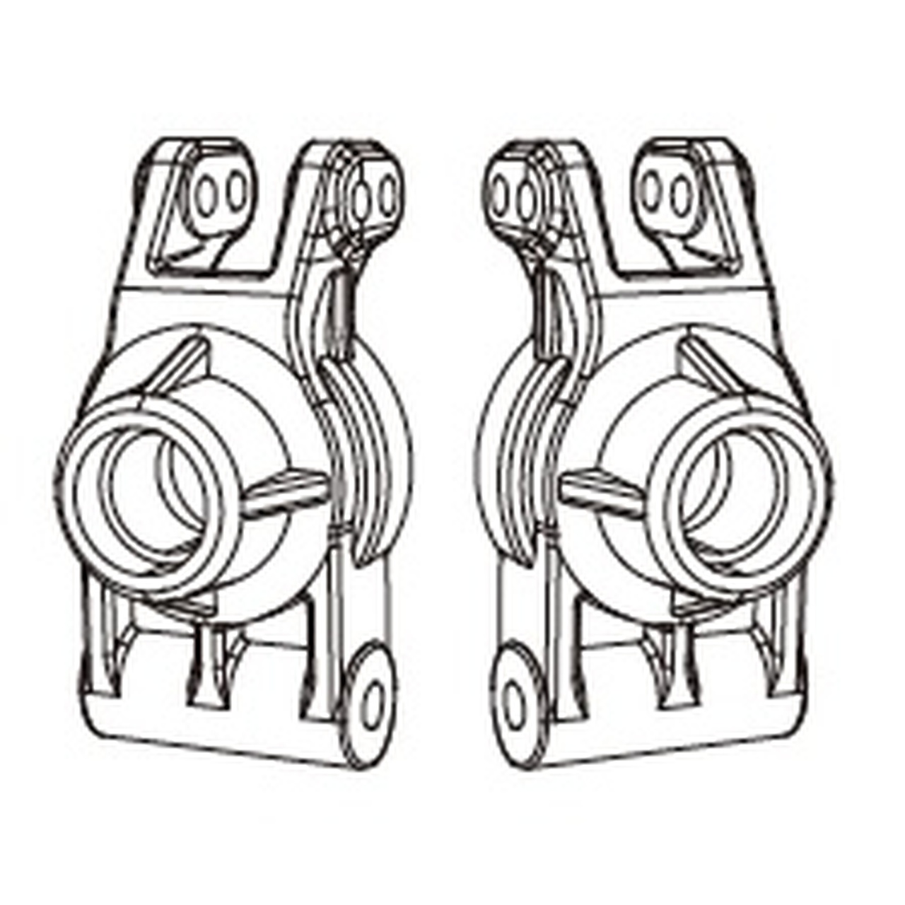 MJX Hintere Montagebasis 10260