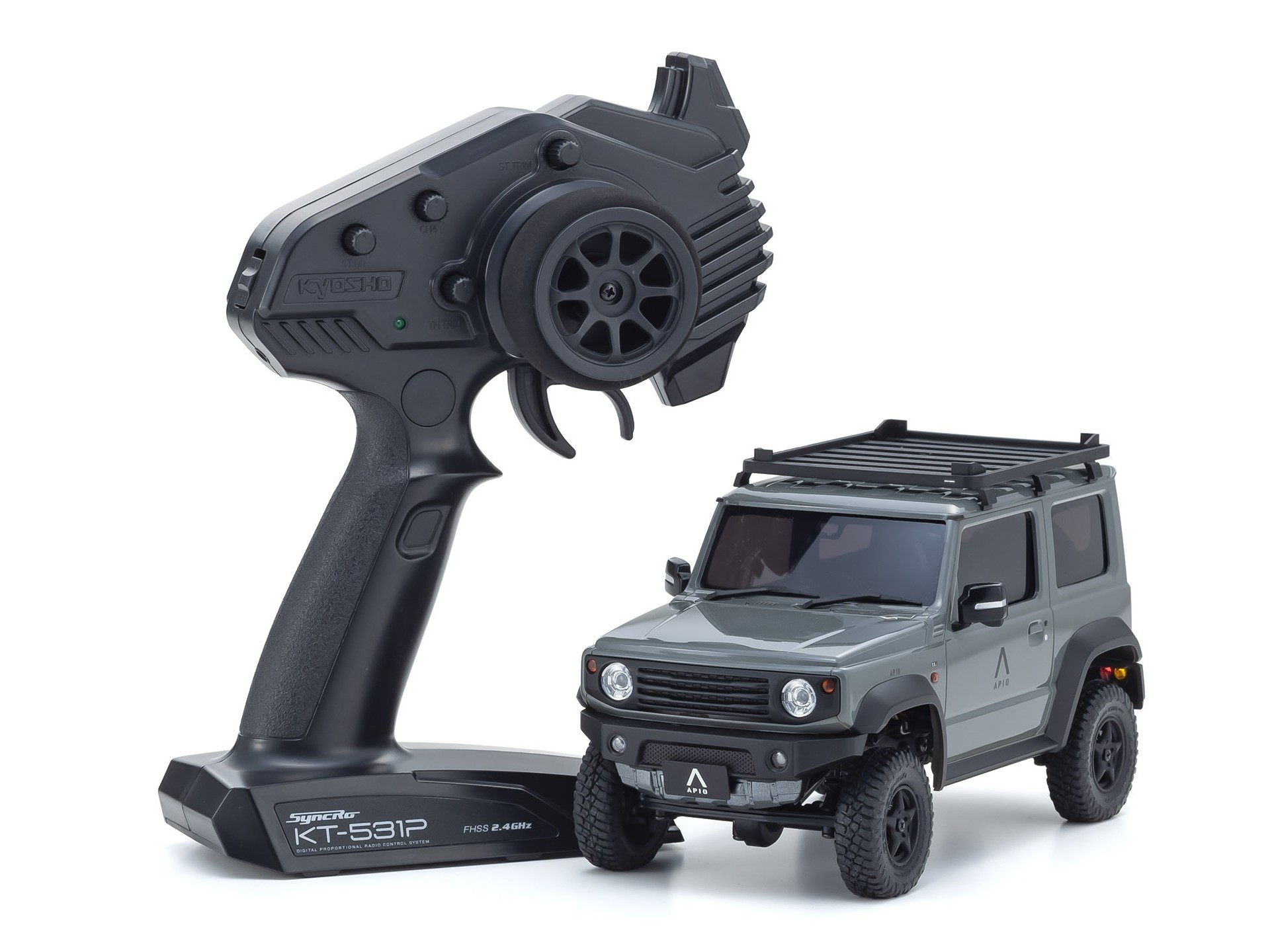 Kyosho Mini-Z 4X4 MX-01 Suzuki Jimny Sierra Apio TS4 Gray (KT531P) 32525G - Abbildung 1