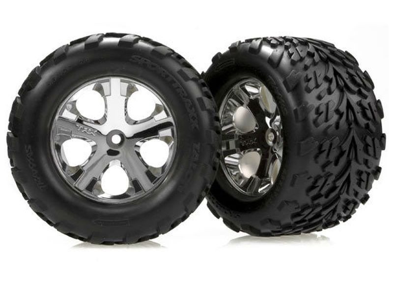 Traxxas Reifen verklebt auf Felge 3668