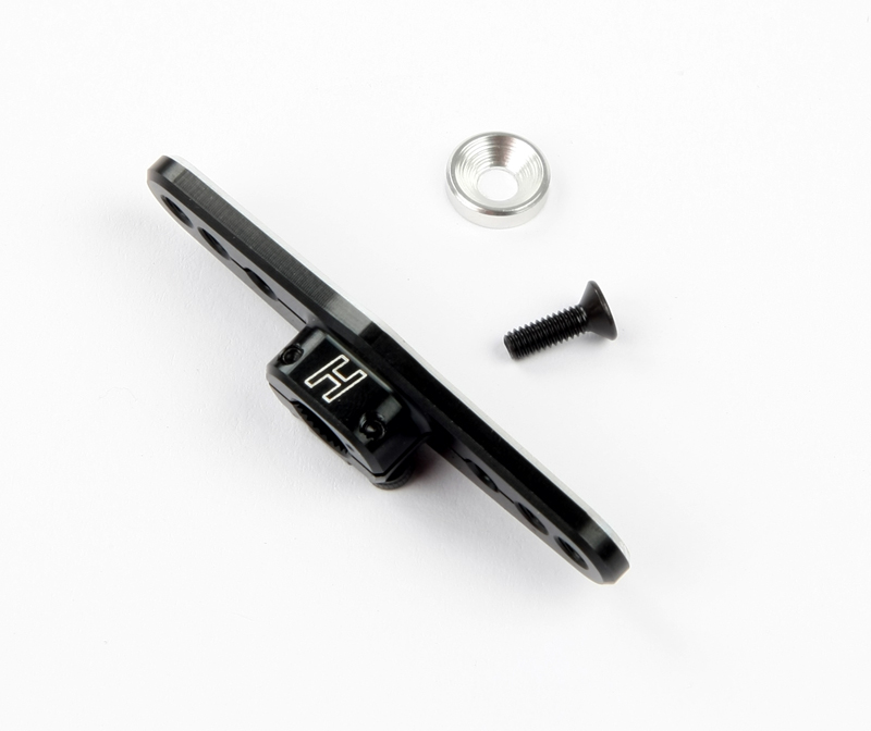 R17027 Aluminium Servo Arm 24 Zähne doppel (leicht) Schwarz