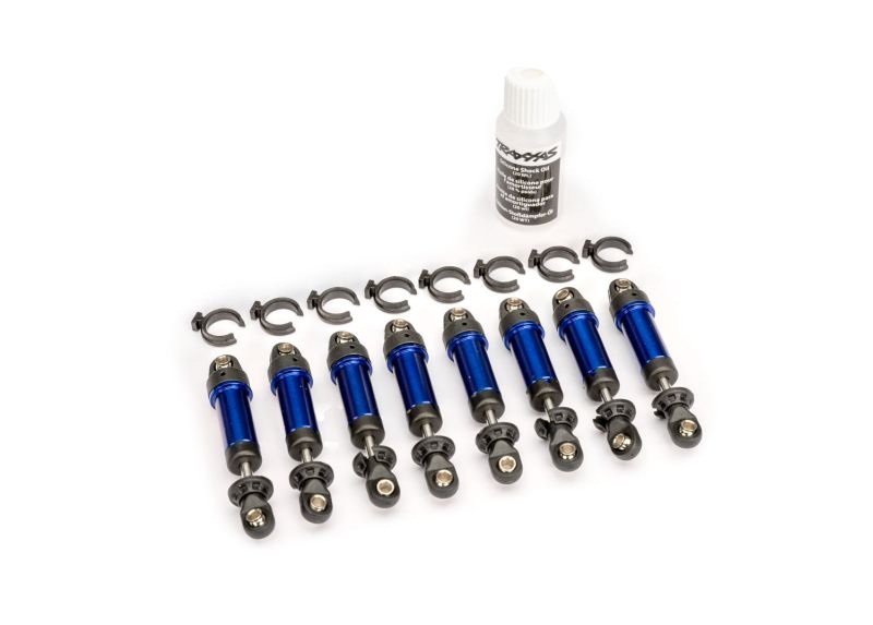 Traxxas GTM Dämpfer Alu blau (8) TRX-4MT 9864-BLUE