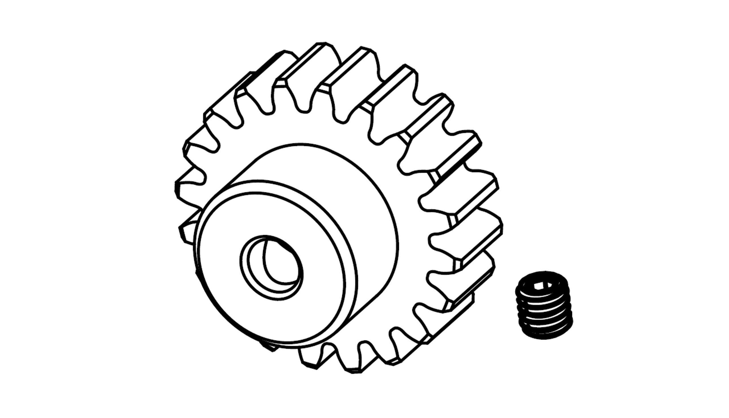 Amewi Motorritzel 22 Zähne Modul 0,8 17223067
