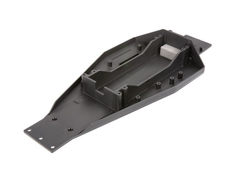 Traxxas Chassis unten schwarz (166mm Akkufach) benötigt 3725R Reglerplatte 3728