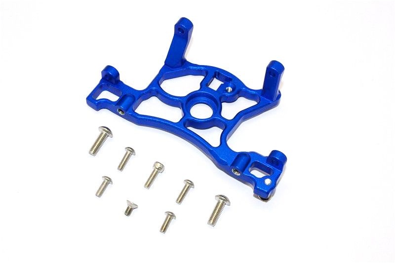 GPM Alu Hauptzahnradhalterung blau Traxxas Slash 4x4 LCG, Rally
