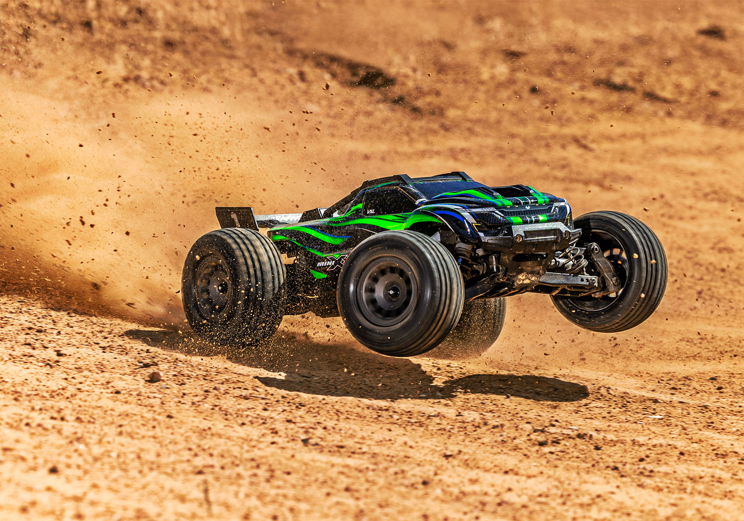Traxxas MINI-XRT VXL-3S 4x4 1/16 Race Truck Grün mit 2S Akku/Lader 108076-1 - Abbildung 9