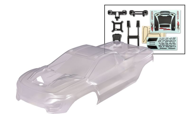 Traxxas Karo klar (unlackiert) Mini XRT 10712 - Abbildung 1