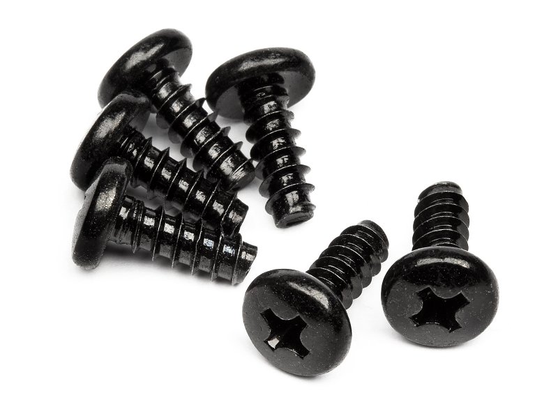 HPI Flachkopfschneidschraube M4x10mm (6St) Z632 - Abbildung 1