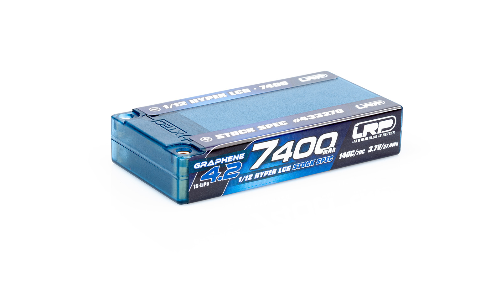 LRP 1/12 Hyper LCG StockSpec GRAPHENE-4.2 7400mAh Hardcase Akku 3.7V 140C / 70C