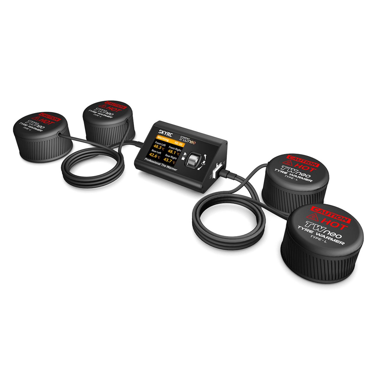 SkyRC Reifenwärmer TWneo mit Silikonwärmer SK-600157-01