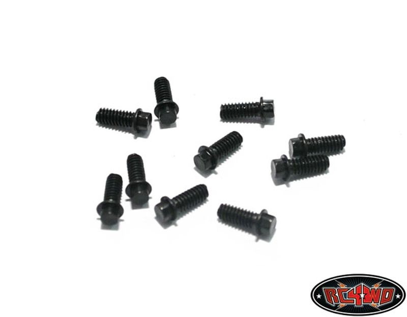 RC4WD Miniature Scale Hex Bolts  (M2 x 5mm) (Black) Z-S0625