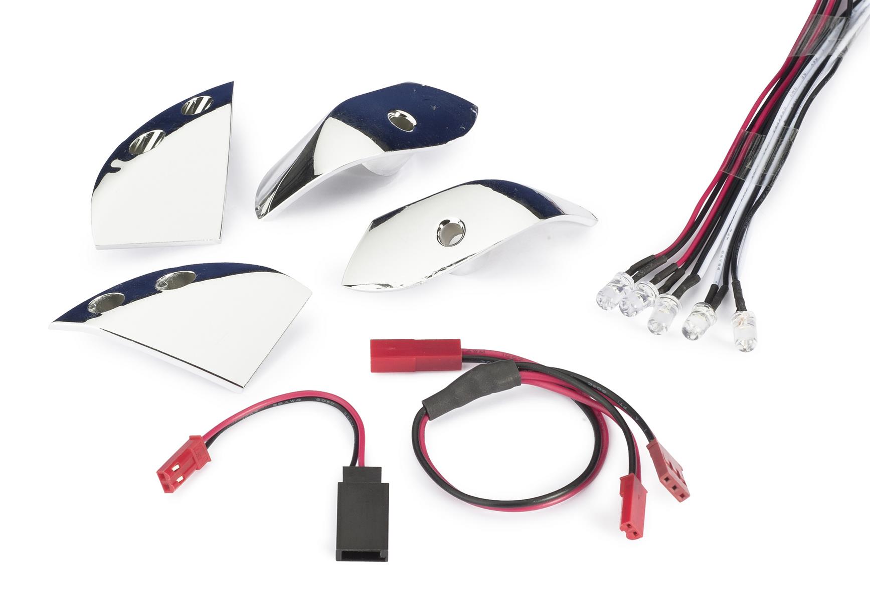 Absima Lichteinsätze Set für Karo chrom 2320005