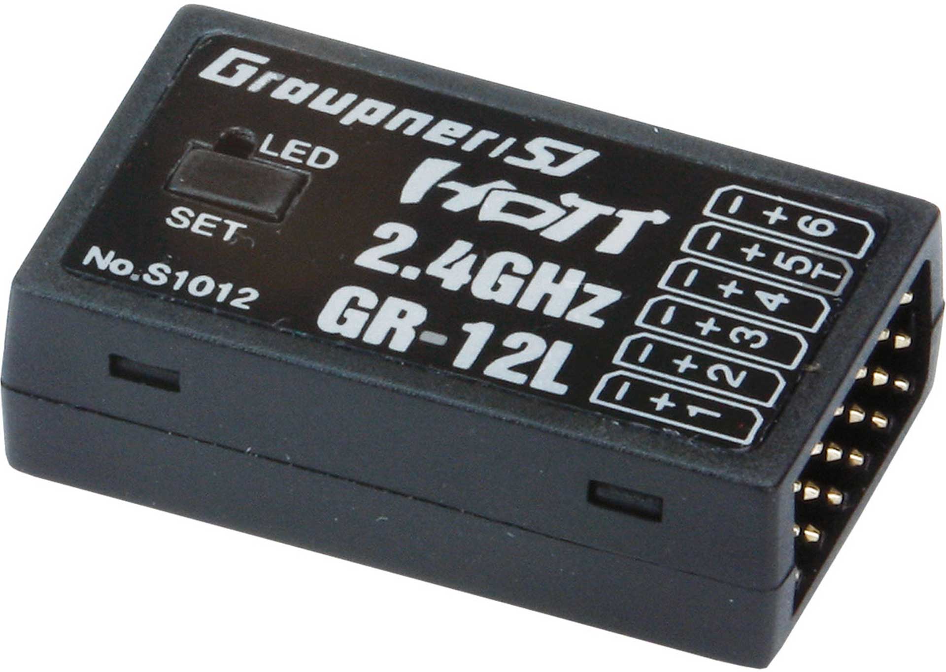 GRAUPNER GR-12L 2,4GHZ 6K HOTT EMPFÄNGER S1012