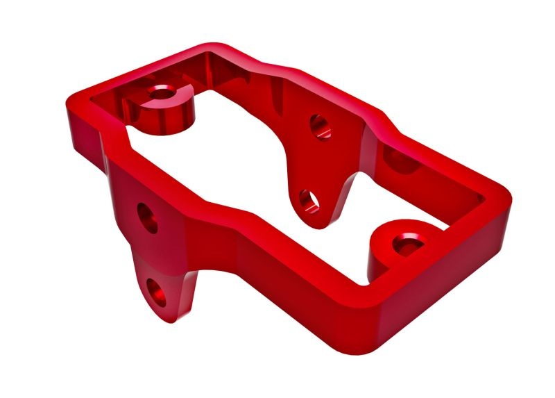 Traxxas Servohalterung 6061-T6 Aluminum Rot eloxiert 9739-RED