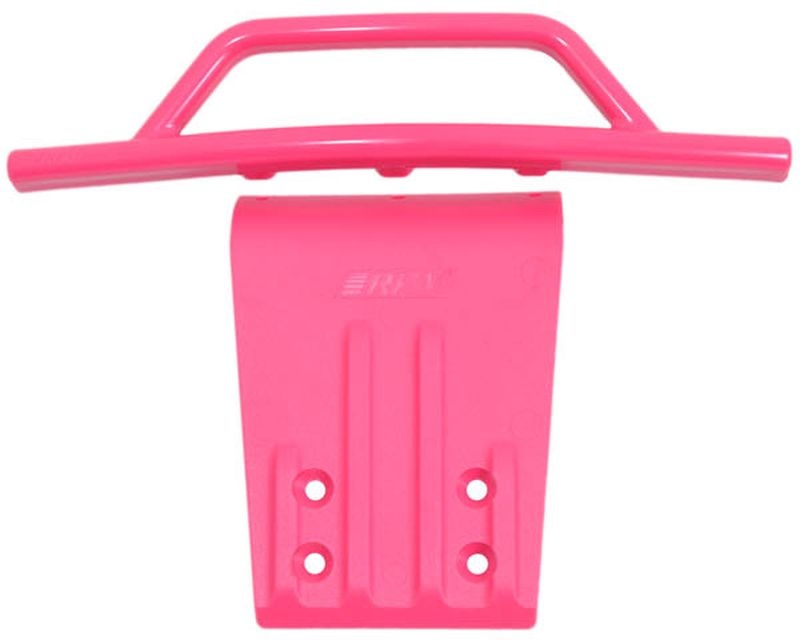 RPM Front Bumper + Skid Platte Slash    pink 80957