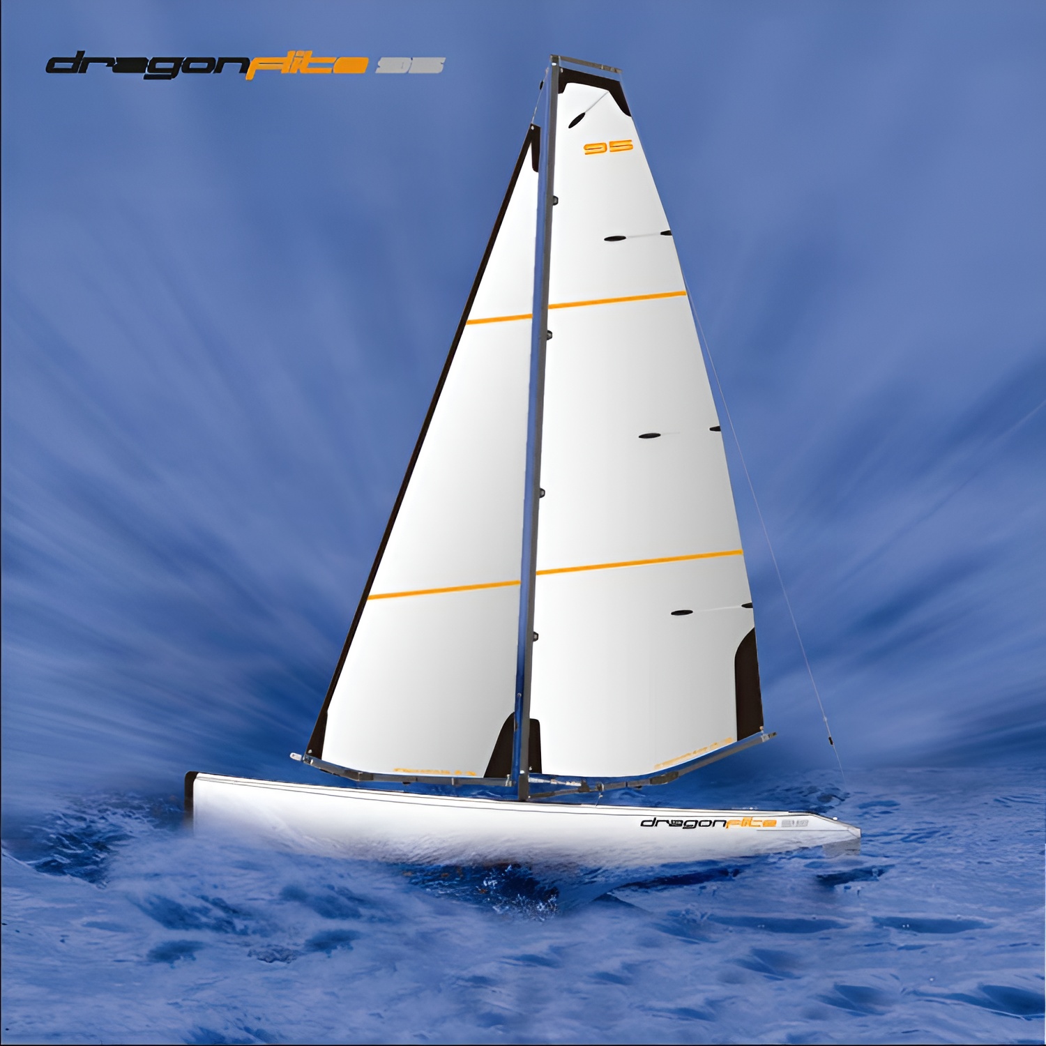 Joysway Segelboot Dragon Flite 95 V2 PNP ohne RC-Anlage 8811A - Abbildung 6