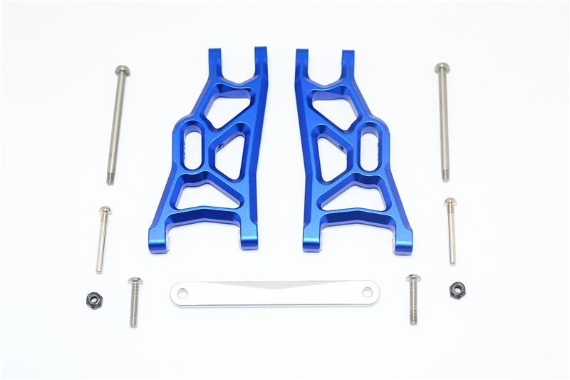 GPM Alu Querlenker vorn blau Traxxas Slash 2WD