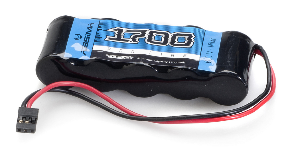 Absima RX Stick Pack NiMH 6.0V "1700" (JR) 4110002 - Abbildung 1