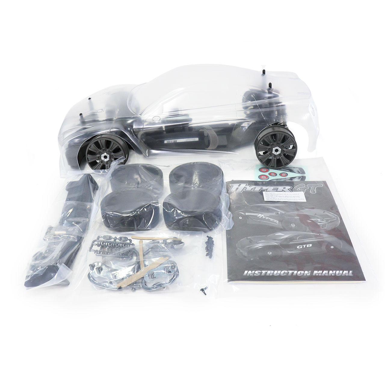 HoBao GTLE Hyper GTB On-Road Long Chassis 1/8 80% ARR Roller (klare Karosserie) GTLE
