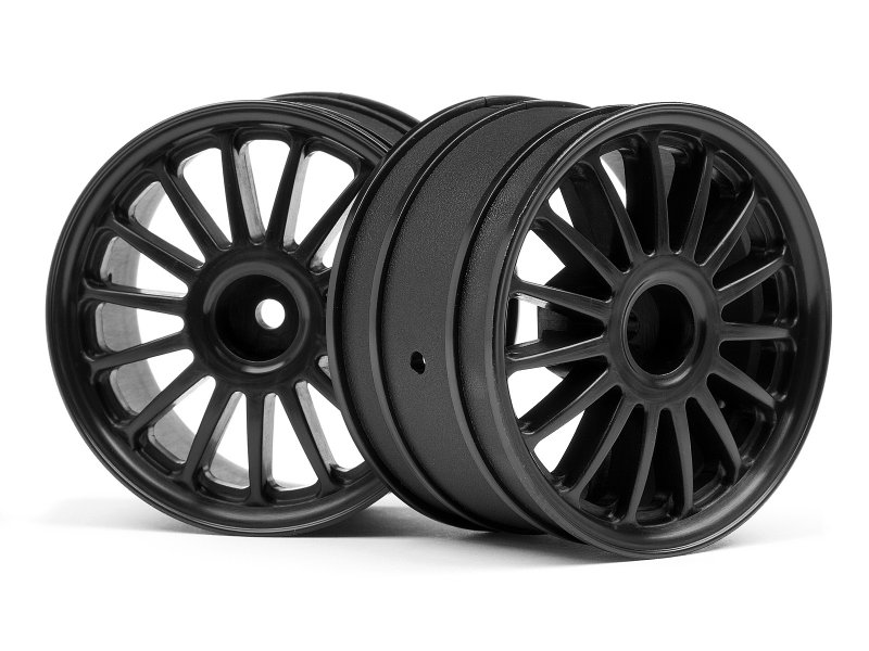 HPI WR8 Tarmac Felgen schwarz (2.2In./57X35mm/2St) 107972 - Abbildung 1